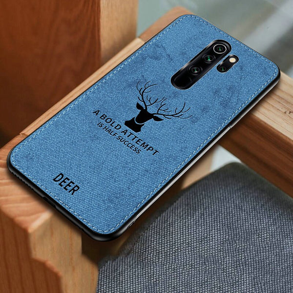 Blue / For Redmi Note 8 - Fabric Case for Xiaomi Redmi Note 8 Pro Classic Cloth Matte Skin Soft Back Cover for Xiaomi Xiomi Redmi Note 8 Note8 Phone Case