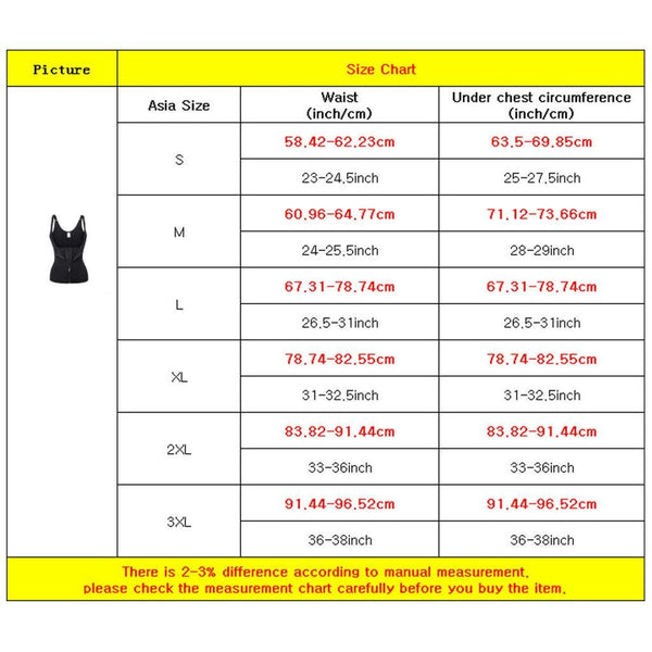 [variant_title] - Neoprene Sauna Sweat Vest Waist Trainer Cincher Women Body Shaper Slimming Corset Shapewear Trimmer Workout Thermo Tummy Control
