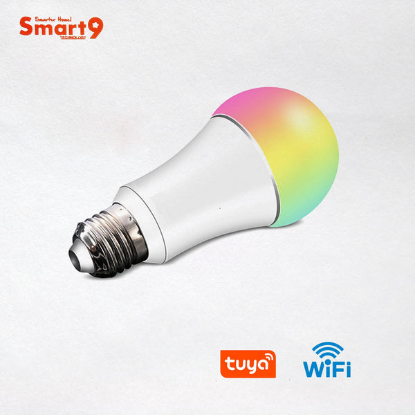 [variant_title] - Smart9 RGB Bulb, TuYa Home Automation Smart Life APP, E27 6W Light Socket Wifi Connection, Works with Alexa Echo