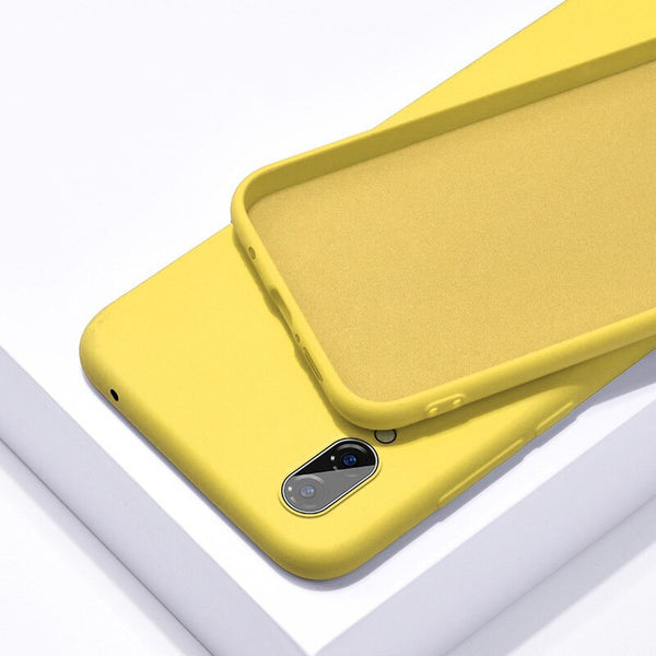 Yellow / Note 10 - For Samsung Galaxy Note 10 Plus Case Liquid Silicone TPU Soft Cover For Samsung Galaxy Note 10 2019 Note10 pro Phone Cases Shockproof Cover
