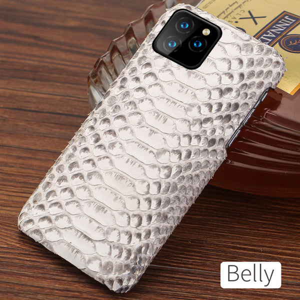 photo color / For iPhone 11 - Genuine Leather Python phone case For iPhone 11 11 Pro 11 Pro Max X XS XS xsmax XR 5s se 5 6 6s 7 8 plus snakeskin luxury Cover