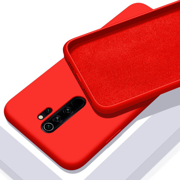 Red / For Redmi Note 8 - For Xiaomi Redmi Note 8 Pro Case Liquid Silicone Rubber Soft Cover For Xiomi Xiaomi Redmi Note 8 Note8 Phone Case Shockproof