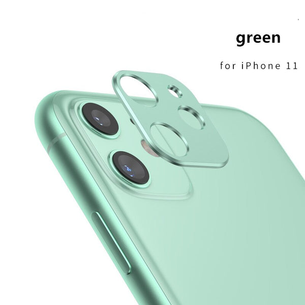 Metallic Mobile Phone Lens Protection Cover For iPhone 11 Pro Max Camera Lenses Protector Bumper Ring Case Smartphone Back Lente