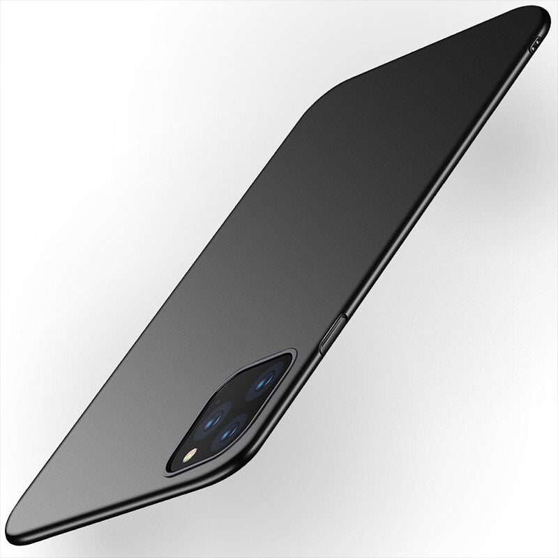 Black / for iphone11Pro 5.8 - Phone Case For iphone 11 Pro Case Ultra Slim Soft TPU Matte Silicon Case Cover For iphone 11 Pro Max Case Full Protection Cover