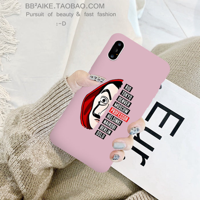 Spain TV La Casa de papel phone case for iPhone 7 8 6S Plus X 11 TV Series Money Heist House Of Paper Phone Cover for XS MAX XR