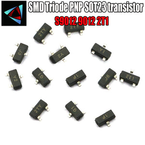 Default Title - 100PCS S9012 SOT23 9012 SOT SMD 2T1 NPN SMD SOT-23 Surface Mount SMD Triode PNP SOT23 transistor