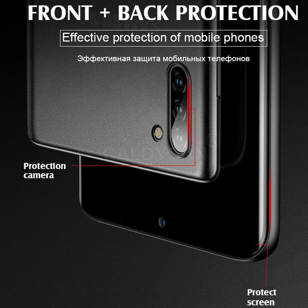 [variant_title] - Luxury Ultra Thin 0.2mm Matte PP Case On The For Samsung Galaxy S8 S9 S10 S10E Plus Note 8 9 10 Pro Shockproof Bumper Phone Case