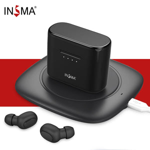 [variant_title] - INSMA AirBuds Mini TWS  In-ear bluetooth 5.0 Earphone Sports Hi-Fi Stereo True Wireless Binaural Support QI Charging EarBuds