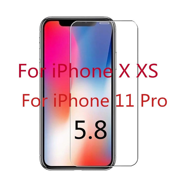 For iPhone XS 11Pro / 1 Piece - 10Pcs Tempered Glass For iPhone X XS MAX XR 4 4s 5 5s SE 5c Screen Protective Film For iPhone 6 6s 7 8 Plus X 11 Glass Protector