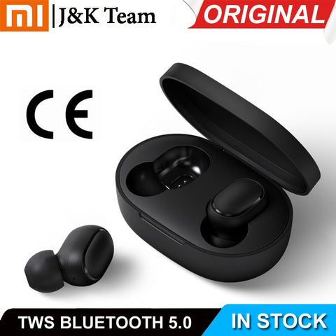 [variant_title] - Original Xiaomi Redmi Airdots Xiaomi Wireless earphone Voice control Bluetooth 5.0 Noise reduction Tap Control