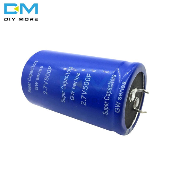 [variant_title] - Super Farad Capacitor 2.7V 500F 60*35mm Vehicle Rectifier Low ESR Capacitor Ultracapacitor 60x35mm 60x35 High Frequency