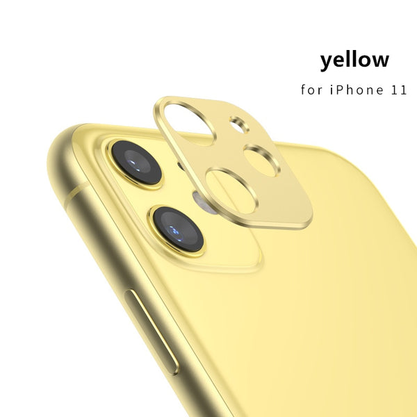 Metallic Mobile Phone Lens Protection Cover For iPhone 11 Pro Max Camera Lenses Protector Bumper Ring Case Smartphone Back Lente