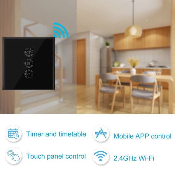 [variant_title] - WiFi Smart Curtain Switch Smart Life Tuya For Electric Motorized Curtain Shutter Shutter Works With Alexa And Google Home