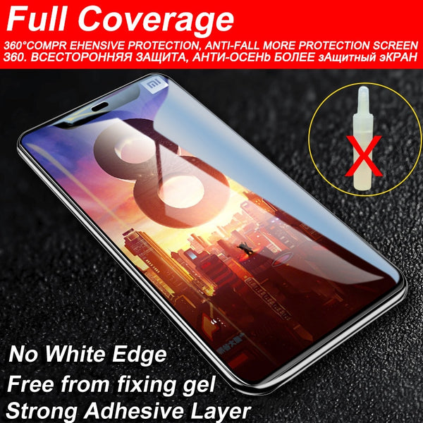 [variant_title] - 6D Glass for Xiaomi Redmi Note 7 6 Pro 5 4X Screen Protector on Redmi 7A Note 7 5 6 Pro Tempered Protective Glass for Xiaomi Mi 9 SE 8 A2 Lite A3 CC9 CC9E Mi 9 Safety Glass Redmi Note 7 5 6 Pro 4X 7A Screen Protection