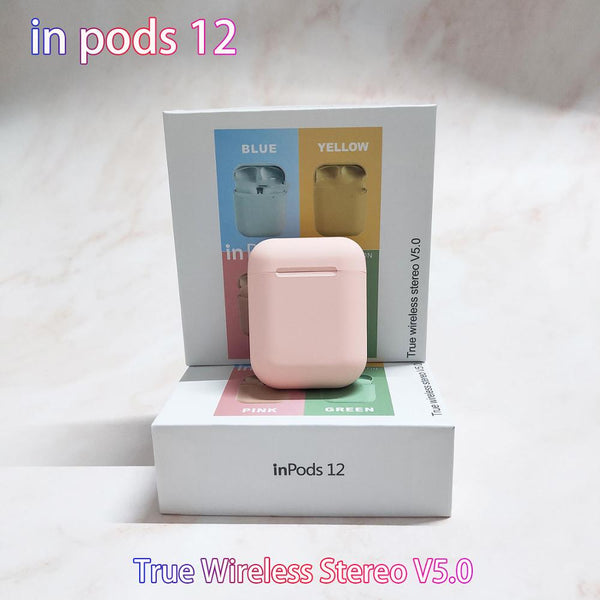 pink inpods - Tws Wireless Airpos Bluetooth Earphones Inpods I Pods Headpones White Airphone Airbuds Gaming Headset inpods Earbuds airpro