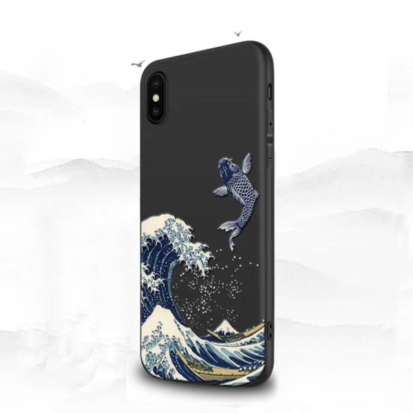 Wave 3D Phone Case For Coque iphone 11 Pro Max 7 8 6s 6 s Plus Case Cover For Funda iphone SE 2020 X XR XS Max 5 s 5s se Cases
