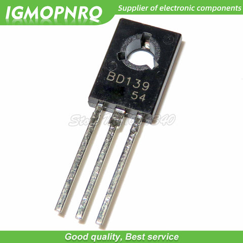 Default Title - 50pcs BD139 D139 TO-126 NPN 1.5A 80V  NPN Epitaxial  Triode Transistor new original