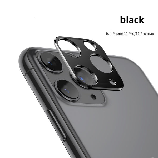 Metallic Mobile Phone Lens Protection Cover For iPhone 11 Pro Max Camera Lenses Protector Bumper Ring Case Smartphone Back Lente