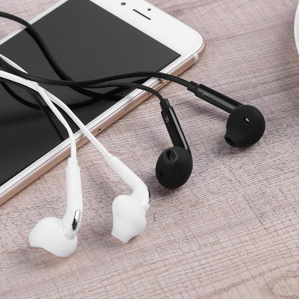 [variant_title] - 3.5mm In Ear Wired Earphon Dual Channel Stereo Earphones Flat Head Plug Handsfree Gaming Earpiece Headset for S6 Note4