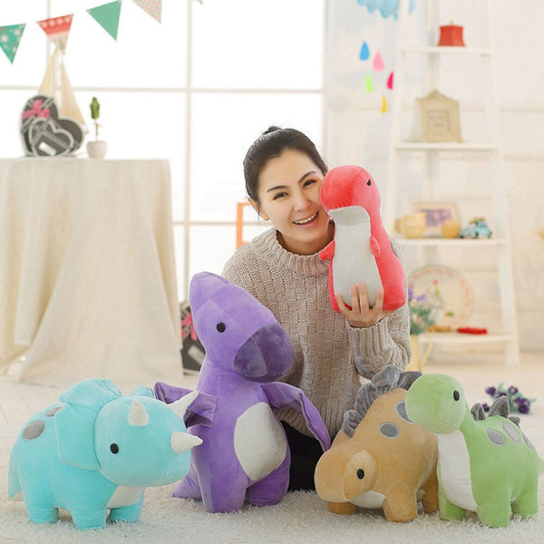 [variant_title] - Pudcoco Toy Kids Baby Cute Dinosaur Plush Toy Stuffed Doll Throw Pillow Kid Gift