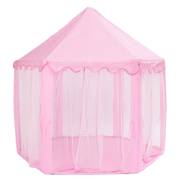 [variant_title] - Portable Princess Castle Play Tent Activity Fairy House Fun Playhouse Beach Tent Baby playing Toy Gift For Children (Pink)