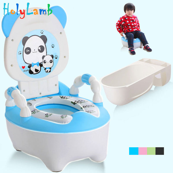 [variant_title] - Baby potty toilet bowl training pan toilet seat children's pot kids bedpan portable urinal comfortable backrest cartoon cute pot