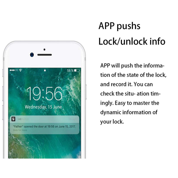 [variant_title] - Xiaomi Original Sherlock Smart lock S2 mijia Smart door lock Keyless Fingerprint+Password work to Mi home app phone control