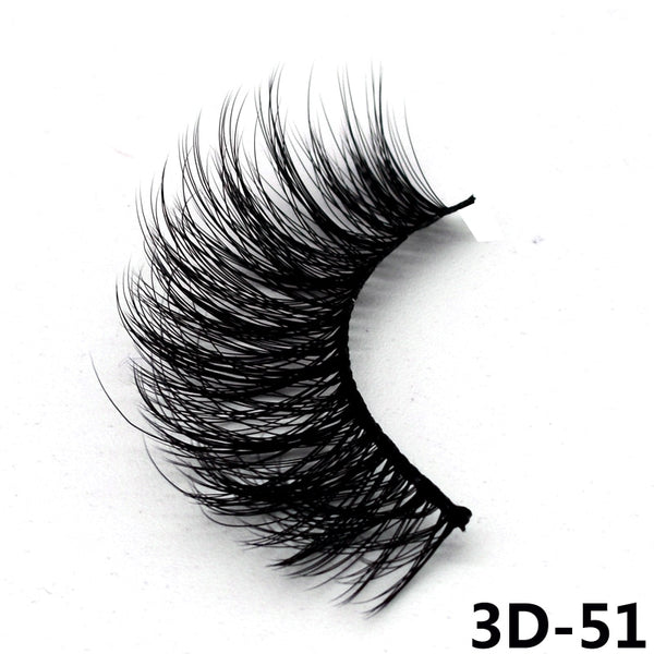 [variant_title] - SEXYSHEEP 5Pairs 3D Mink Hair False Eyelashes Natural/Thick Long Eye Lashes Wispy Makeup Beauty Extension Tools