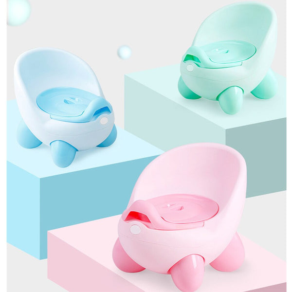 [variant_title] - Baby potty toilet bowl training pan toilet seat children's pot kids bedpan portable urinal comfortable backrest cartoon cute pot