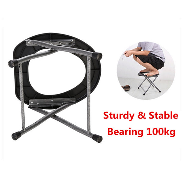 [variant_title] - Folding Pregnant Woman Potty Baby Toilet Training Seat Travel Camping Outdoors Metal Portable Potty Toilet Seat for Kids Old Man