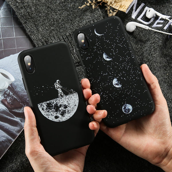 KISSCASE Space Stars Phone Case For Samsung Galaxy S8 S9 S10 S10E A51 A71 A50 A70 Pattern Soft Silicone Back Covers Coque Fundas