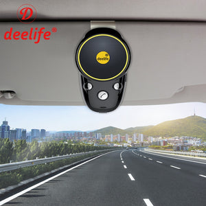 [variant_title] - Deelife Handsfree Bluetooth Car Kit Sun Visor Speaker Auto Wireless Speakerphone Carkit for Phone Hands Free