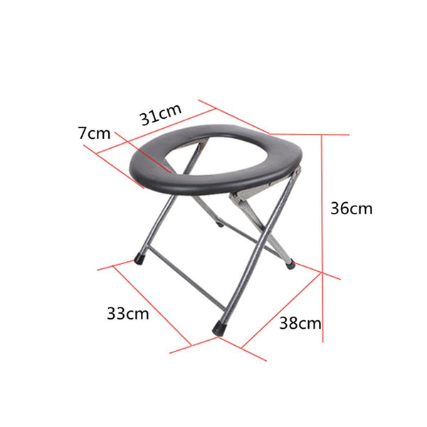 [variant_title] - Folding Baby Potty Pregnant Woman Toilet Training Seat Travel Camping Outdoors Metal Portable Potty Toilet Seat For Kids Old Man