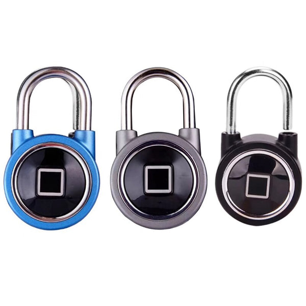 [variant_title] - Smart padlock electronic lock warehouse door security door lock Bluetooth fingerprint padlock