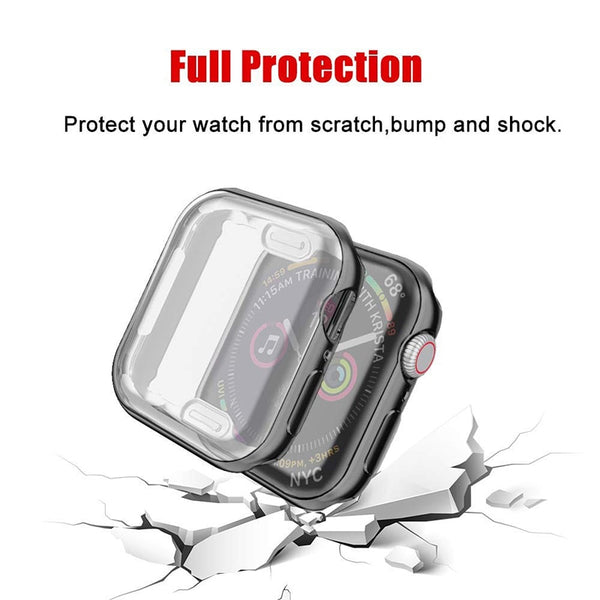 [variant_title] - ProBefit 360 Slim Watch Cover for Apple Watch Case 5 4 3 2 1 42MM 38MM Soft Clear TPU Screen Protector for iWatch 4 3 44MM 40MM