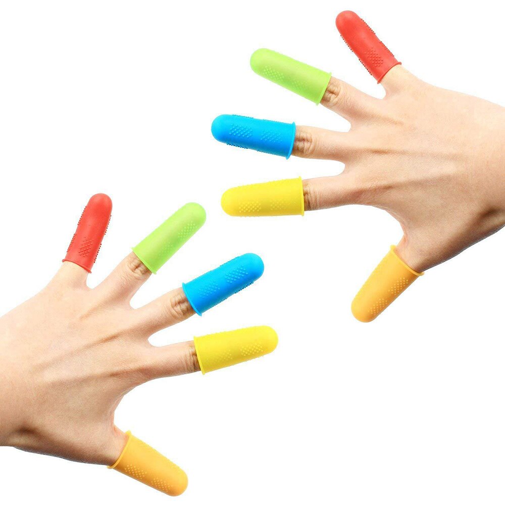 5Pcs Silicone Finger Protector Finger Caps High Temperature