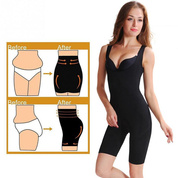 [variant_title] - Women's Slimming Underwear Bodysuit Body Shaper Waist Shaper Shapewear Postpartum Recovery Slimming Shaper #05