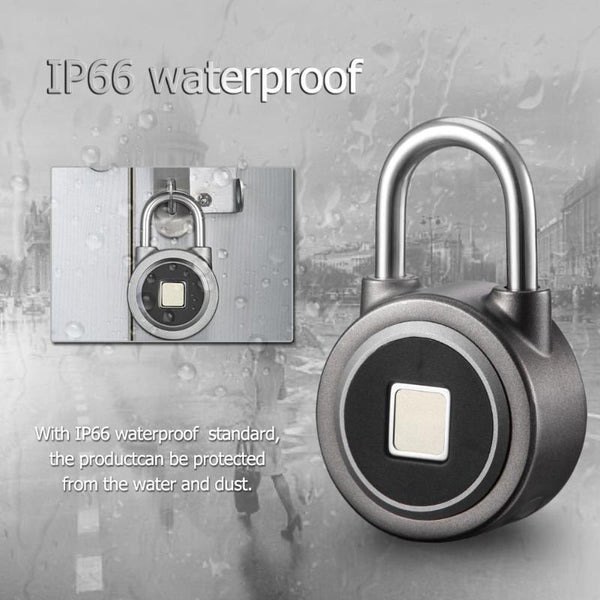 [variant_title] - Anytek P2 Smart Fingerprint Lock Bluetooth Phone APP Padlock Door Lock