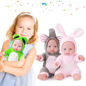 [variant_title] - Newborn Reborn Doll Toys Baby Simulation Soft Vinyl Dolls Children Kindergarten Lifelike Toys for Children Birthday Gift