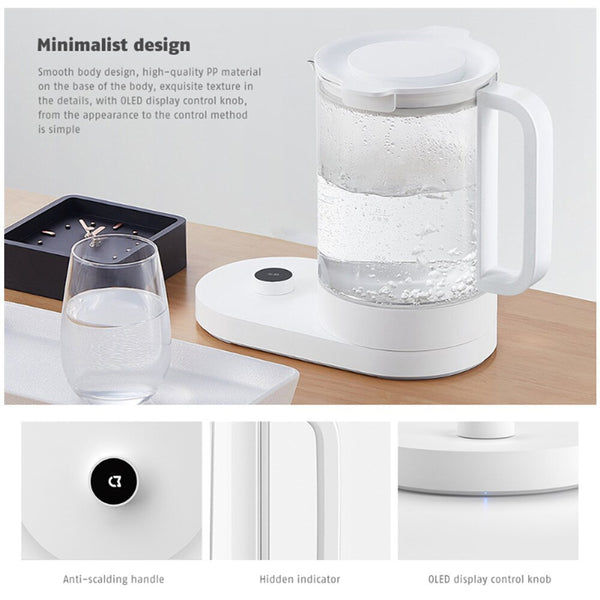 [variant_title] - 2019 Original Xiaomi Mijia MJYSH01YM Handheld Instant Heating Electric Water Kettle OLED Screen APP Remote Control Tea Kettle