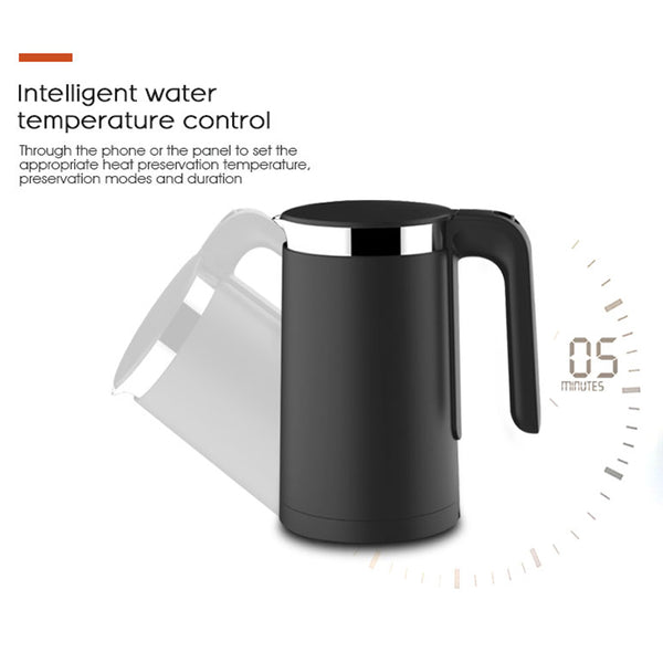 [variant_title] - XIAOMI VIOMI Pro Electric Kettle 1.5L 1800W Smart Constant Temperature 5min Fast Boiling OLED Water Kettle Household APP Control