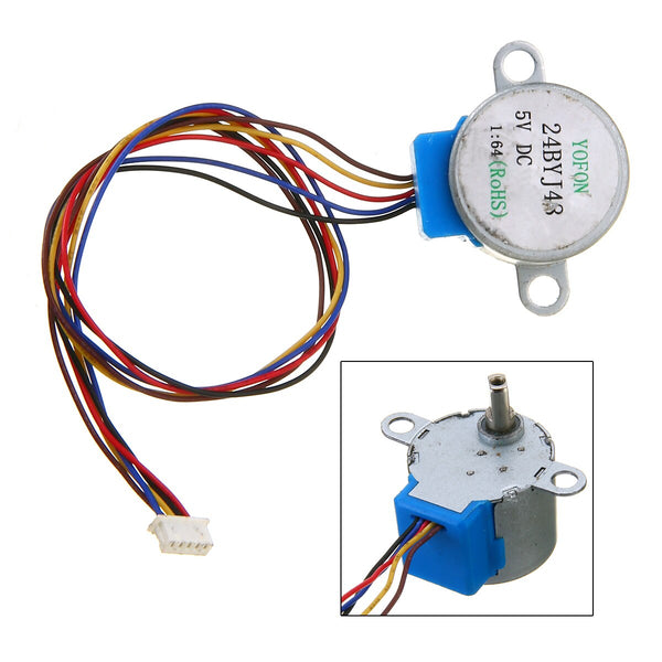 [variant_title] - New 24BYJ48 DC5V Gear Stepper Motor 4-Phase 5-Wire Micro Reduction Step Motor For Arduino DIY Kit High Quality