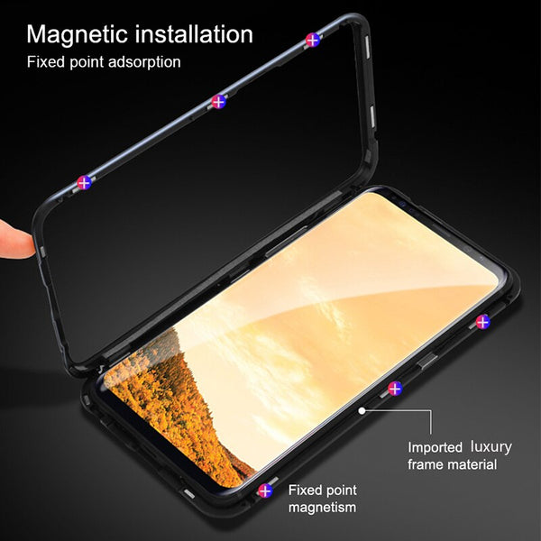 [variant_title] - For Xiaomi Redmi Note 7 Magnetic Adsorption Cases On Ksiomi Note7 Not 7 Metal Frame Build-in Magnet Cover Xaomi Note7 Pro Coque