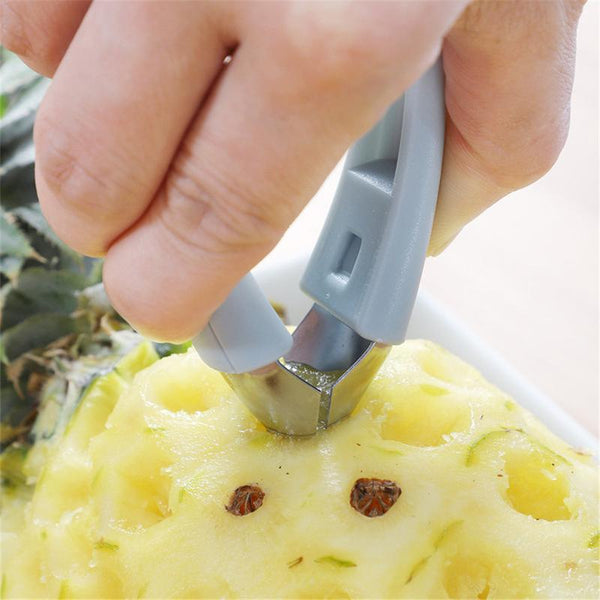 [variant_title] - Top Quality Pineapple Cutter Tomato Fruit Leaf Stem Remover Clip Gadget Kitchen Tool Strawberry Shelling Machine Slicer