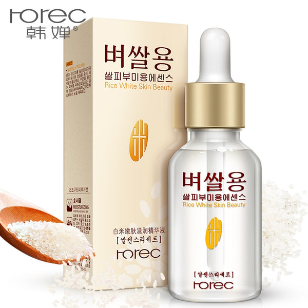 [variant_title] - HOREC White Rice Whitening Serum Face Moisturizing Cream Anti Wrinkle Anti Aging Face Fine Lines Acne Treatment Skin Care 15ml