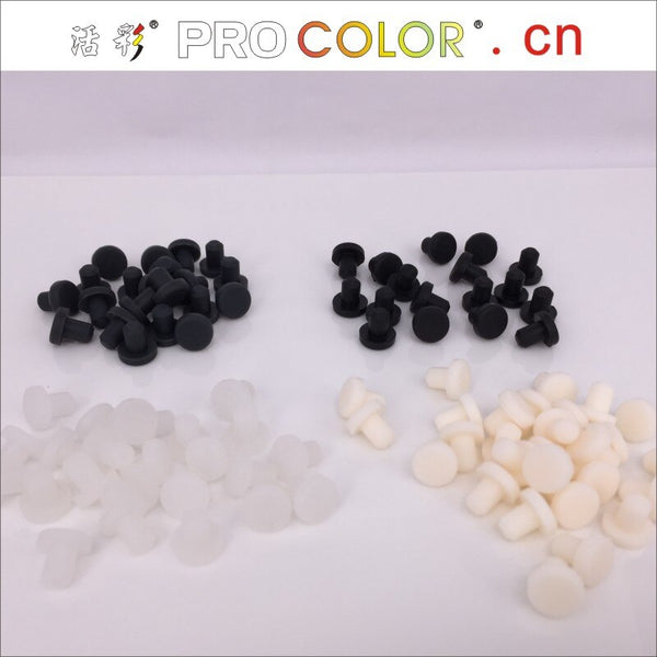 [variant_title] - Kitchen Wardrobe Cabinet Accessories black silicone Rubber seal watertight plug 4.76 3/16" 4.7 4.8 4.9 5 5.16 mm 5mm 4.76mm hole