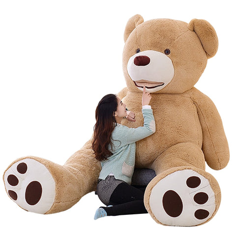 [variant_title] - America Giant Teddy Bear Plush Toys Soft Teddy Bear Skin Popular Birthday Valentine Gifts For Girls Kids