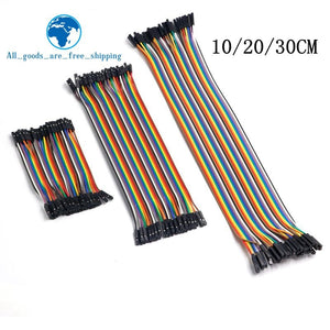 [variant_title] - TZT Dupont Line 10cm/20CM/30CM Male to Male+Female to Male + Female to Female Jumper Wire Dupont Cable for arduino DIY KIT