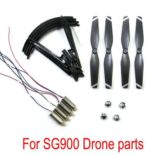 K - RC GPS Drone SG900-S X196 X192 Helicopter Quadcopter Spare Parts Fold Wing Arm LED Motor Propeller Fixed Cover Protective Ring