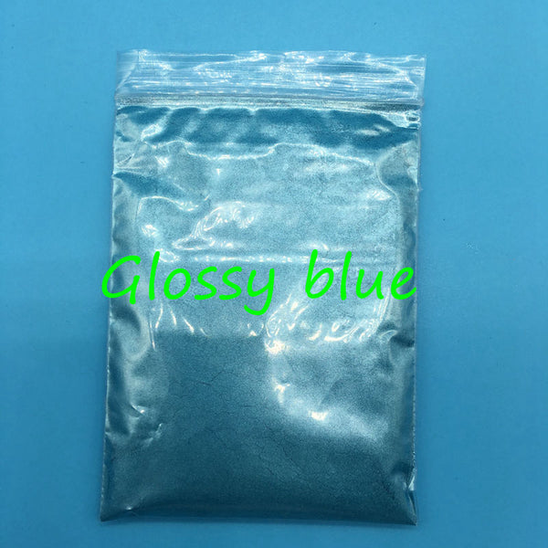 glossy blue - 20g Colorful Pearl Powder for make up,many colors mica powder for nail glitter,Pearlescent Powder Cosmetic pigment